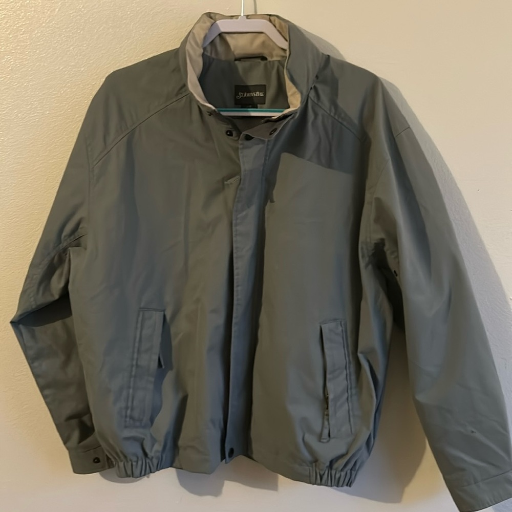 St.John's Bay Men's Green Middleweight Golf Jacket ...SIZE: L/G